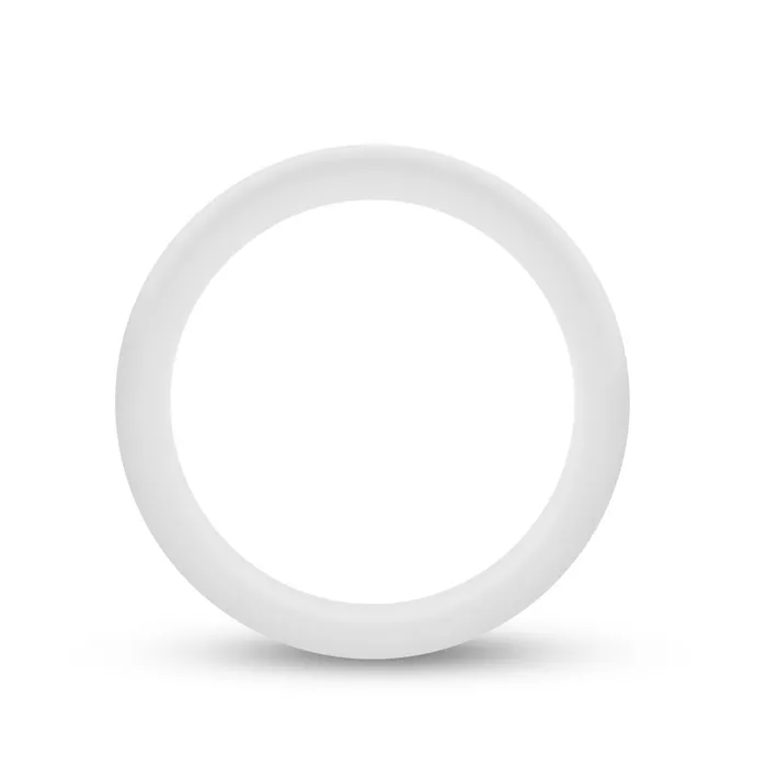 Performance Silicone Glo Cock Ring White Glow Blush Male Sex Toys