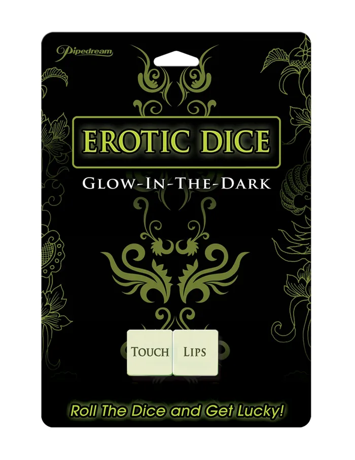 Pipedream Dildos Erotic Dice Glow In The Dark