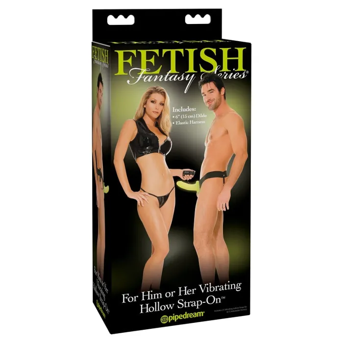 Pipedream Female Sex Toys | Fetish Fantasy Series for Him or Her Vibrating Hollow Strap-on - Glow in the Dark Pipedream Female Sex Toys | Fetish Fantasy Series for Him or Her Vibrating Hollow Strap-on - Glow in the Dark