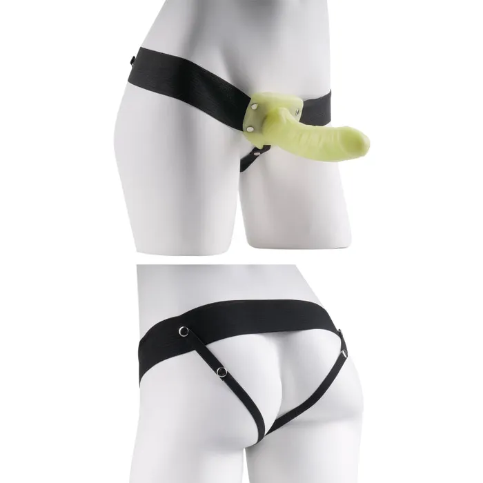Pipedream Fetish Fantasy Series for Him or Her Hollow Strap-on - Glow in the Dark | Female Sex Toys Pipedream Fetish Fantasy Series for Him or Her Hollow Strap-on - Glow in the Dark | Female Sex Toys