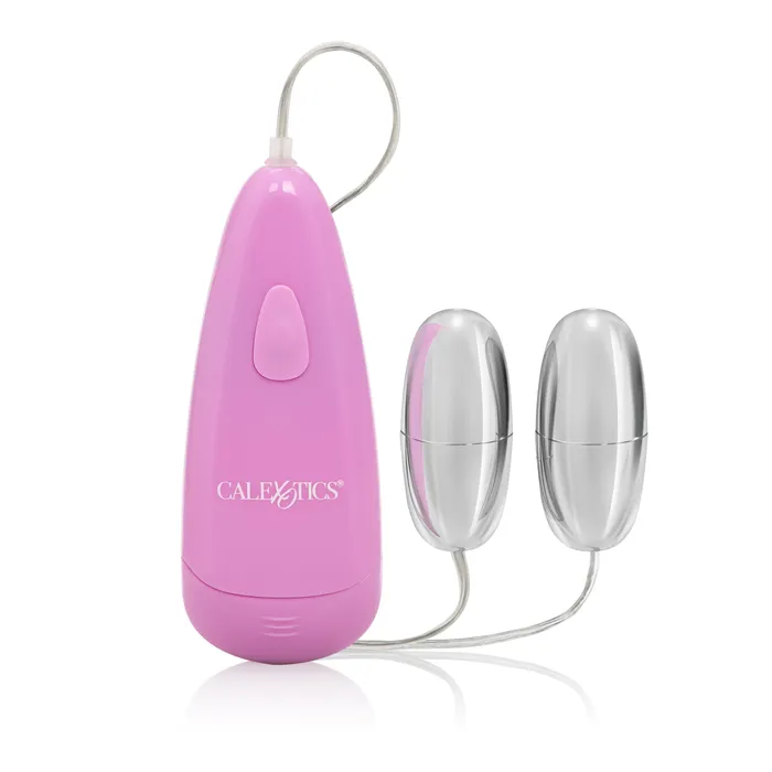 Pocket Exotics Waterproof Double Silver Bullets Pink CalExotics Vibrators