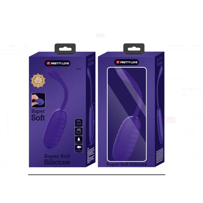 Pretty Love Vibrators Kirk Rechargeable Vibrating Egg Purple