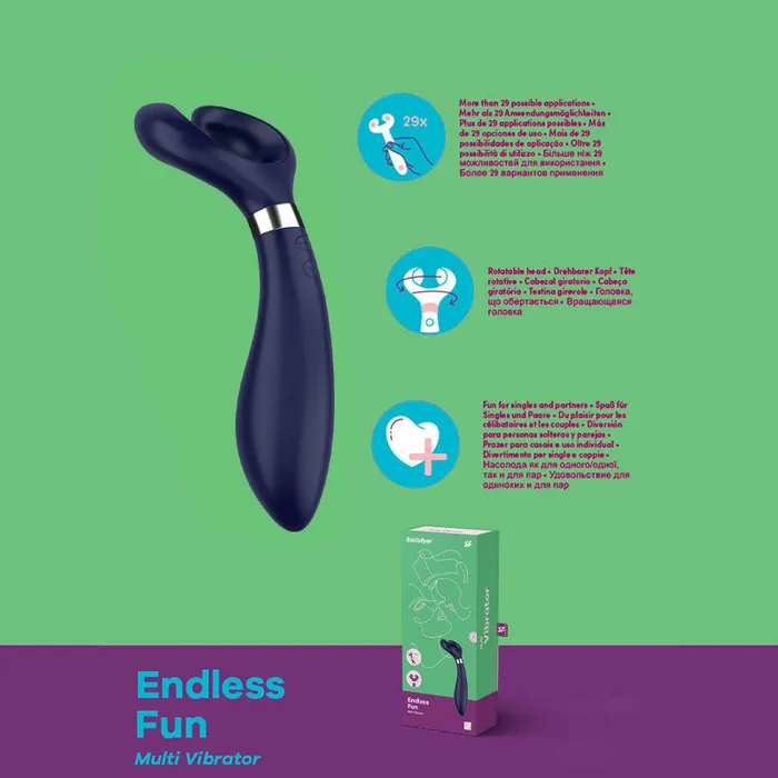 Satisfyer Vibrators Satisfyer Endless Fun Blue
