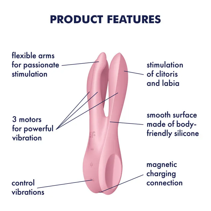 Satisfyer Vibrators | Satisfyer Threesome 1-(4037110)