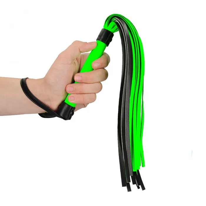 Shots Toys OUCH! Glow In The Dark Flogger - Fetish - (ou756glo) | Female Sex Toys Shots Toys OUCH! Glow In The Dark Flogger - Fetish - (ou756glo) | Female Sex Toys