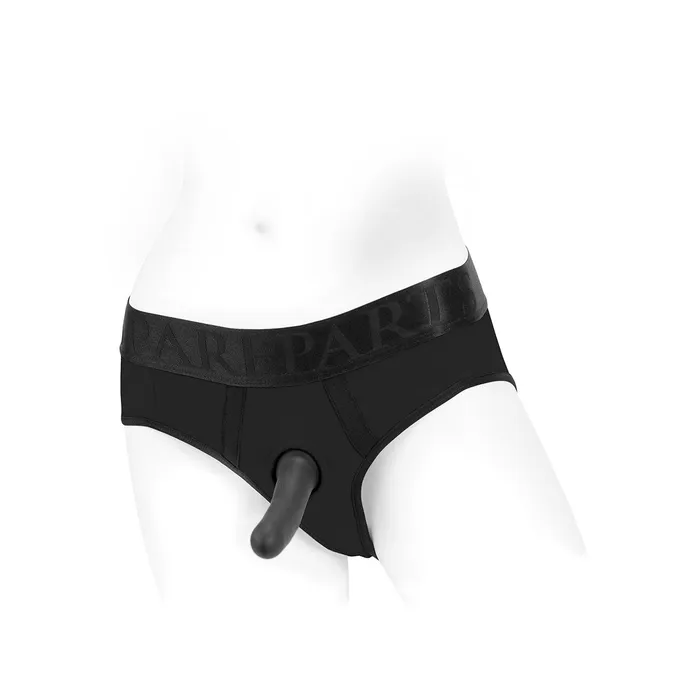 SpareParts HardWear SpareParts Tomboi Harness Black/Black Nylon - Medium | Anal