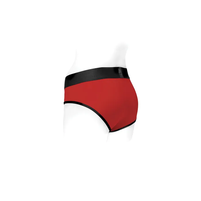 SpareParts Tomboi Harness Red/Black Nylon - XXS | SpareParts HardWear Anal