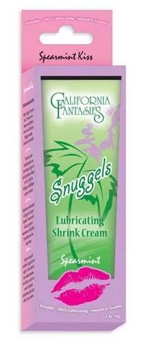 Summer Sale Vibrators Snuggels Lubricating Shrink Cream Spearmint Kiss 2 Oz Tube Boxed