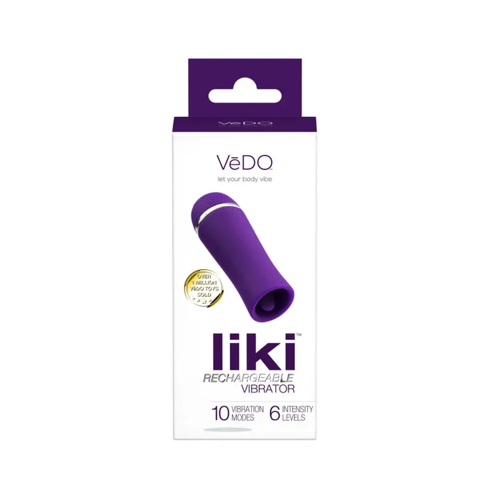 Vedo Vibrators | Liki Rechargeable Flicker Vibe - Deep Purple