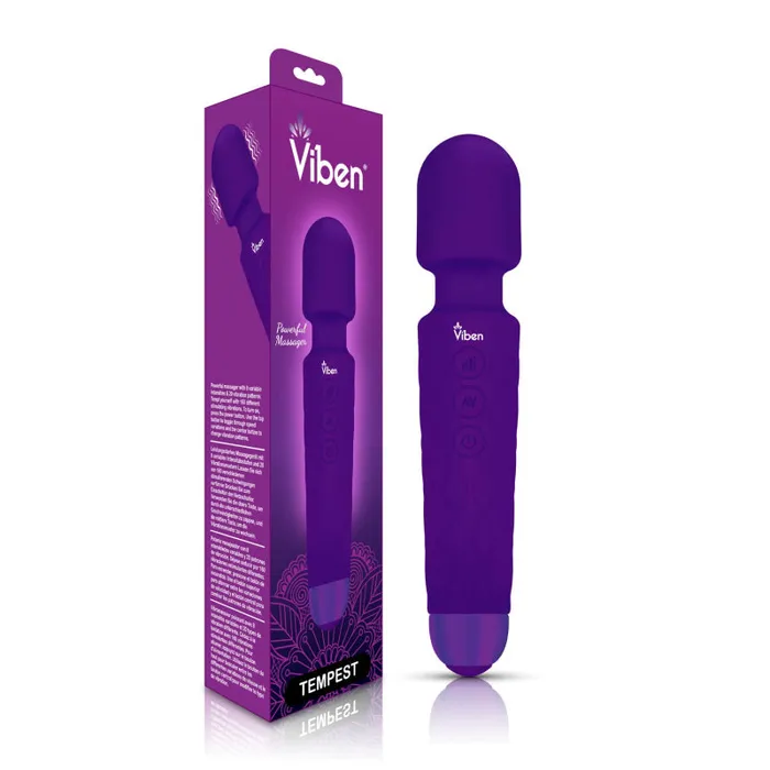 Viben Vibrators | Tempest - Intense Wand Massager - Violet Viben Vibrators | Tempest - Intense Wand Massager - Violet