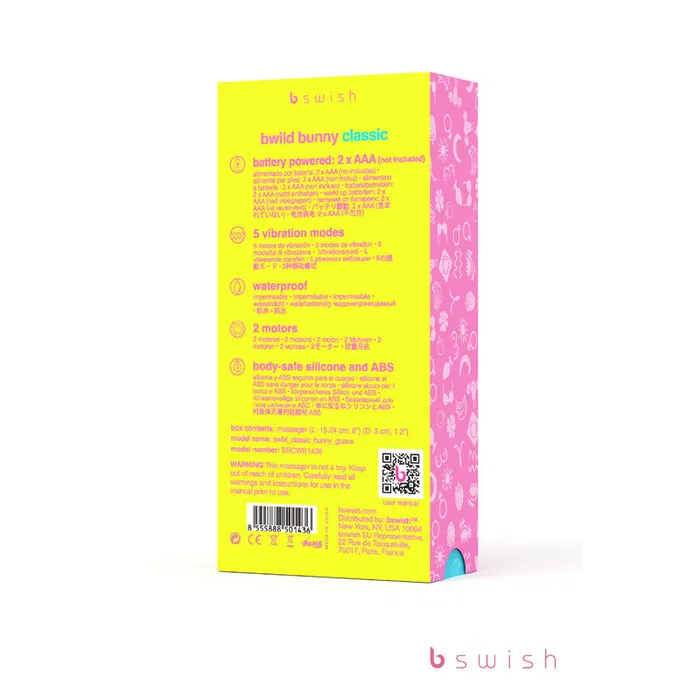 Vibrators | Bswish Bwild Classic Bunny - Guava-(bscwb1436) Vibrators | Bswish Bwild Classic Bunny - Guava-(bscwb1436)