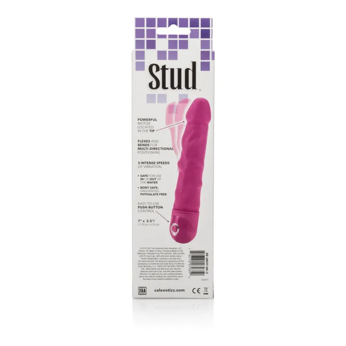 Vibrators | CalExotics Bendie Power Stud - Rod - Pink Vibrators | CalExotics Bendie Power Stud - Rod - Pink