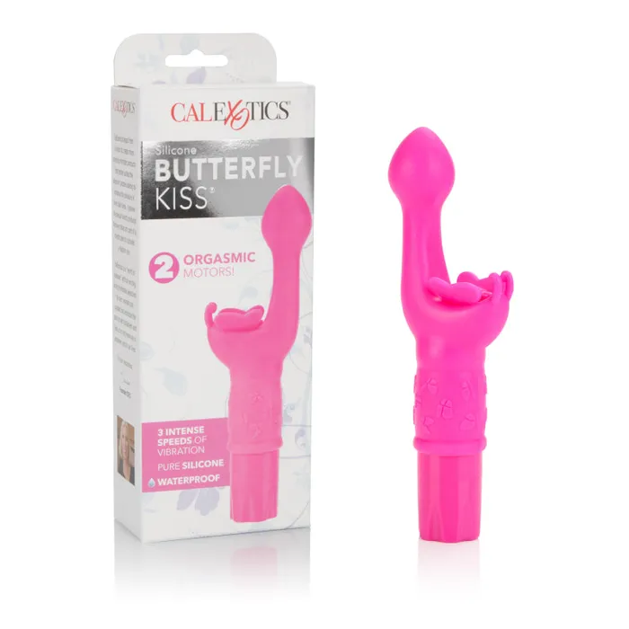 Vibrators | CalExotics Silicone Butterfly Kiss - Pink Vibrators | CalExotics Silicone Butterfly Kiss - Pink