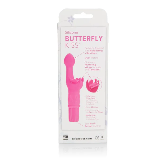 Vibrators | CalExotics Silicone Butterfly Kiss - Pink Vibrators | CalExotics Silicone Butterfly Kiss - Pink