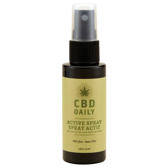 Vibrators Earthly Body Cbd Daily Triple Strength Active Spray 2oz
