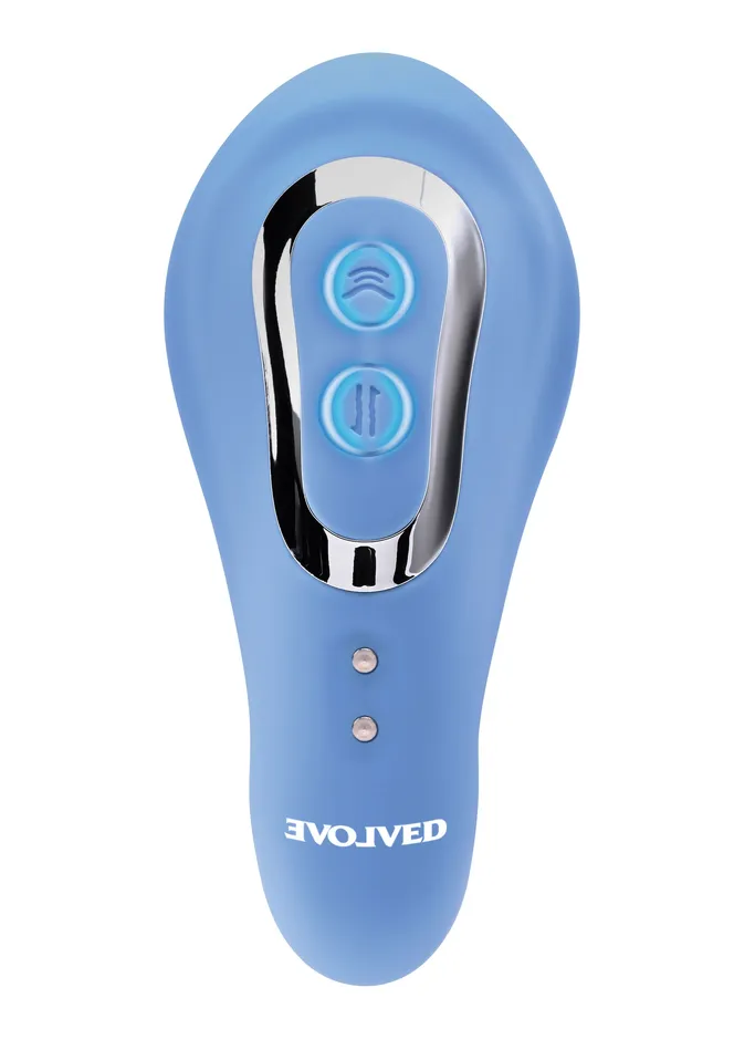 Vibrators | Evolved Novelties Tap and Thrust - Blue