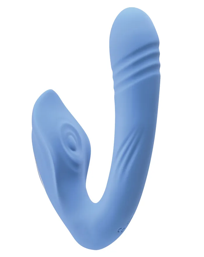 Vibrators | Evolved Novelties Tap and Thrust - Blue