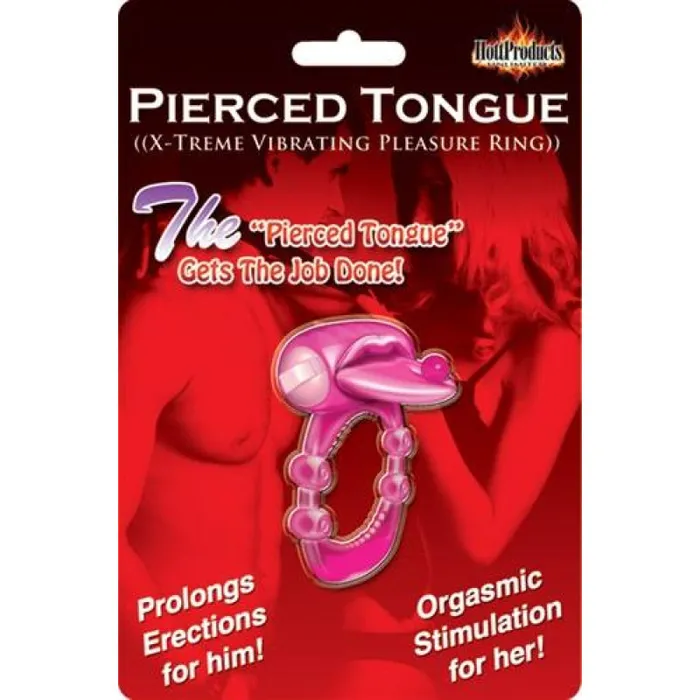 Vibrators Hott Products Xtreme Vibes Pieced Tongue Magenta