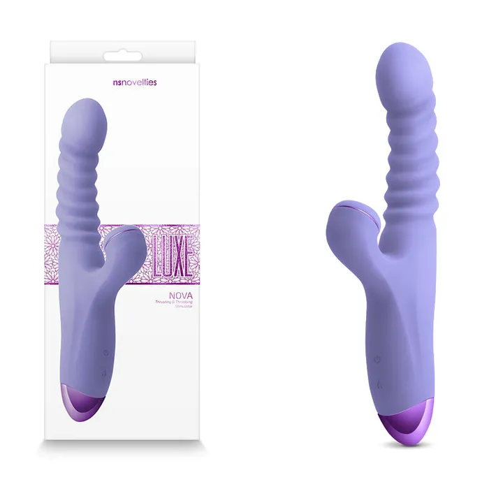 Vibrators NS Novelties Luxe Nova Purple Clitoral Stimulator nsn020935