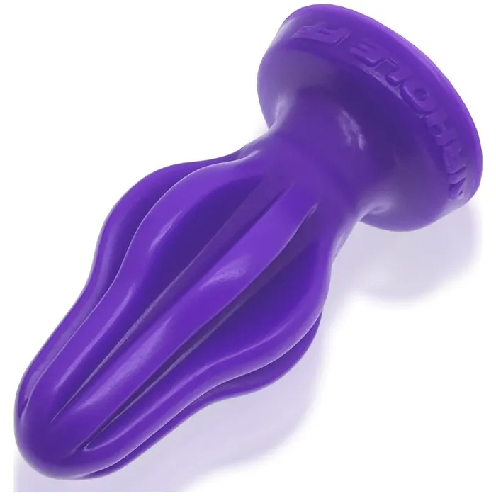 Vibrators | OxBalls Airhole-2 Finned Buttplug Eggplant