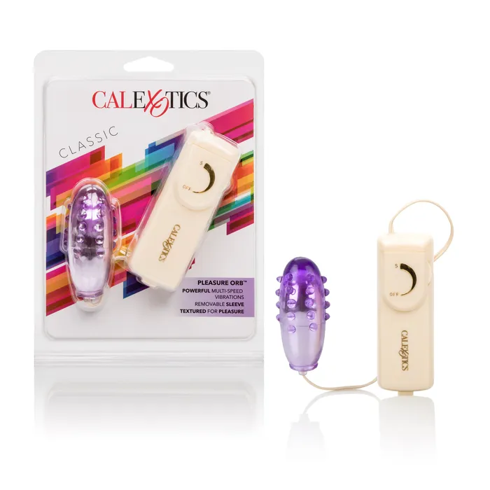 Vibrators Pleasure Orb Vibrating Egg Purple CalExotics