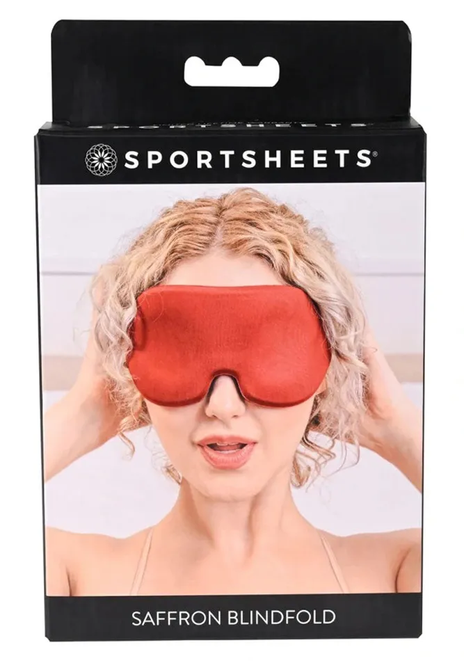 Vibrators | Saffron Blindfold - Red - Sportsheets