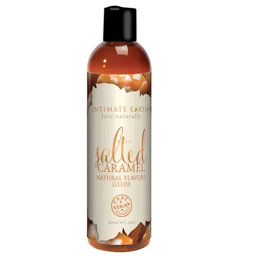 Vibrators Salted Caramel Natural Flavours Glide 120ml Intimate Earth