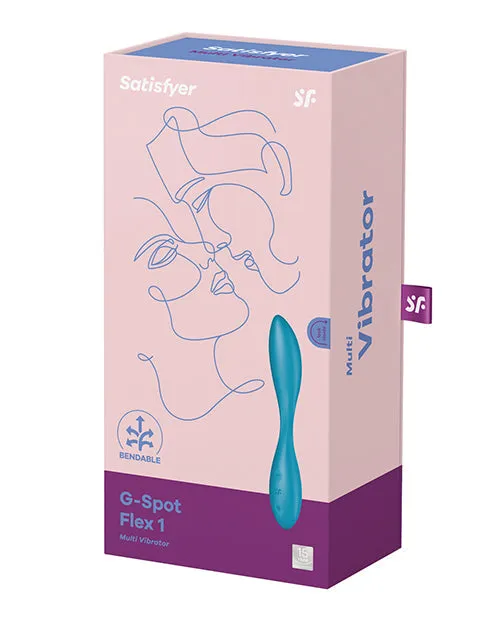 Vibrators | Satisfyer G-Spot Vibrator Flex 1 - Multi Vibrator - Petrol - Satisfyer