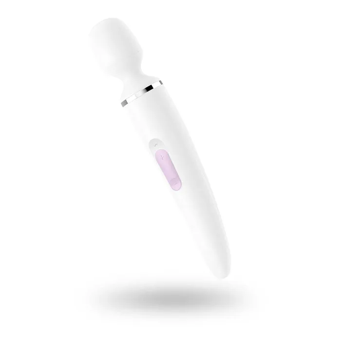 Vibrators | Satisfyer Satisfyer Wand-er Woman - White USB Rechargeable Massager Wand Vibrators | Satisfyer Satisfyer Wand-er Woman - White USB Rechargeable Massager Wand