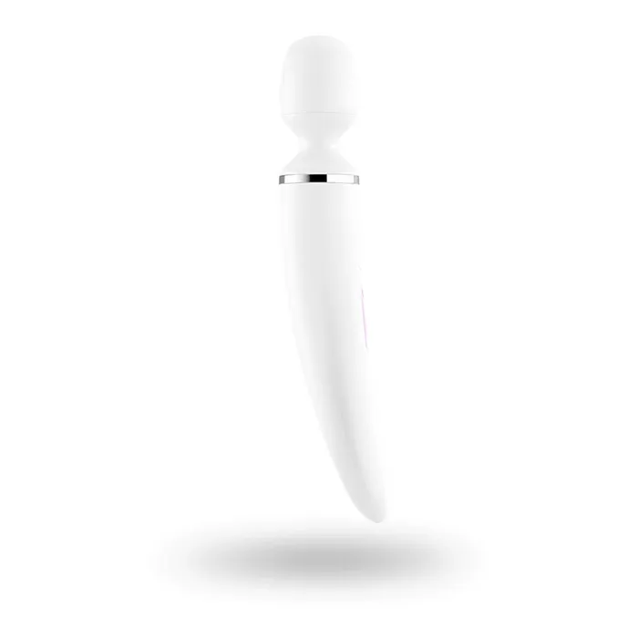Vibrators | Satisfyer Satisfyer Wand-er Woman - White USB Rechargeable Massager Wand Vibrators | Satisfyer Satisfyer Wand-er Woman - White USB Rechargeable Massager Wand