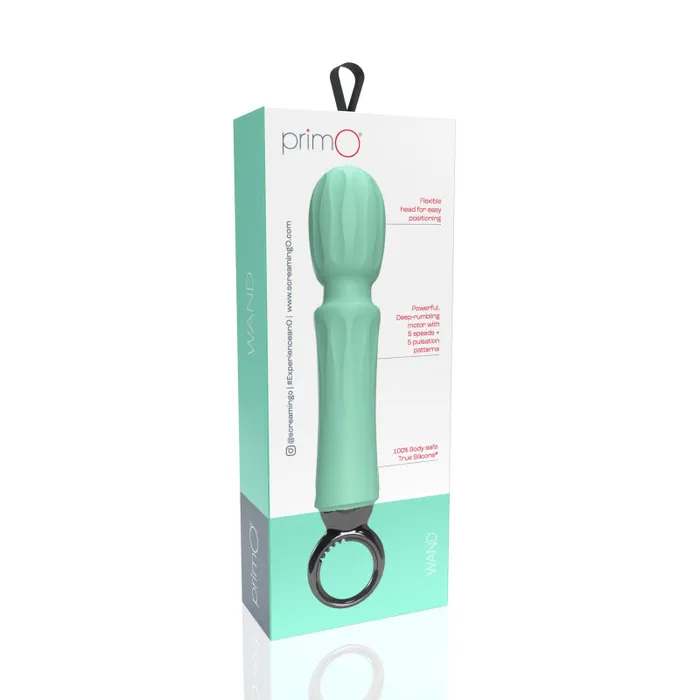 Vibrators | Screaming O Primo Wand Rechargeable Vibe - Kiwi