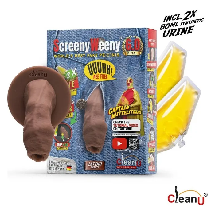 Vibrators Screeny Weeny 60 Uncut Latino Brown ScreenyWeeny
