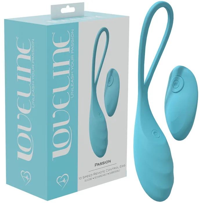Vibrators Shots Toys LOVELINE Passion Bluelovu014blu