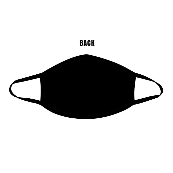 White Glitter Back Up Black Face Mask With Black Trim | Neva Nude Anal