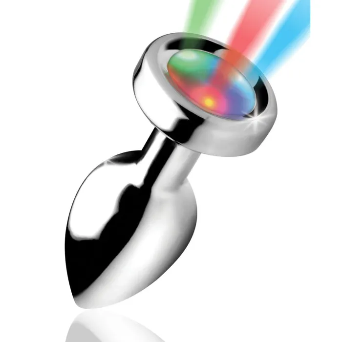 XR Brands Booty Sparks Male Sex Toys Light Up Small Anal Plug