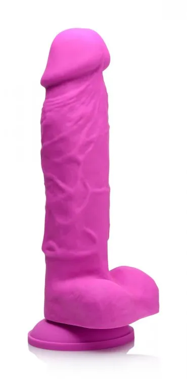 XR Brands Power Pecker 7 Inch Silicone Dildo With Balls | Dildos XR Brands Power Pecker 7 Inch Silicone Dildo With Balls | Dildos