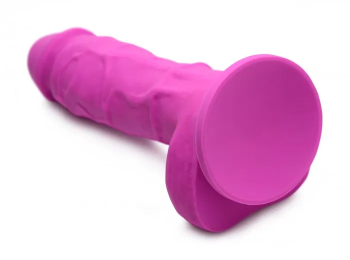 XR Brands Power Pecker 7 Inch Silicone Dildo With Balls | Dildos XR Brands Power Pecker 7 Inch Silicone Dildo With Balls | Dildos