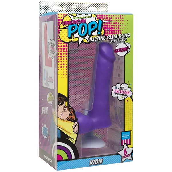 American Pop Icon Slim Dong Purple Doc Johnson Dildos