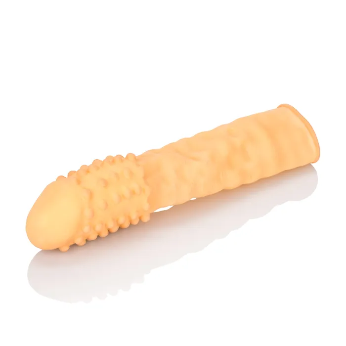 Anal California Exotic 3 Inch Latex Extension Nubby Ivory
