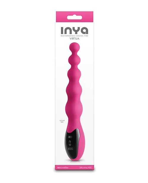 Anal INYA Virtua Digital Beaded Anal Vibrator Pink Ns Novelties INC