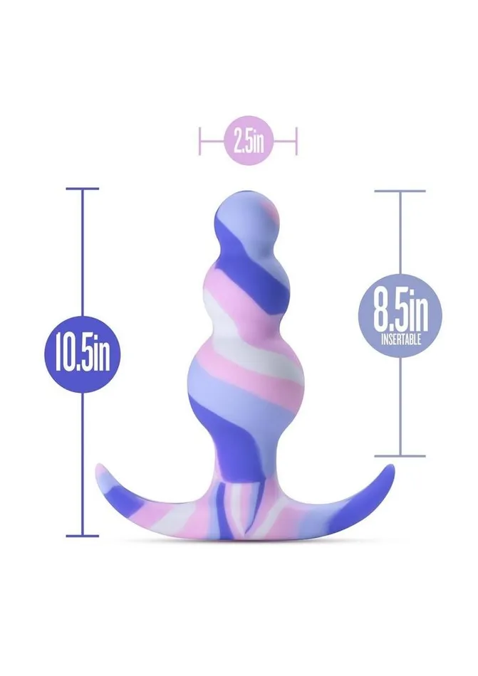 Avant Twilight Blue Silicone Anal Plug Avant Anal