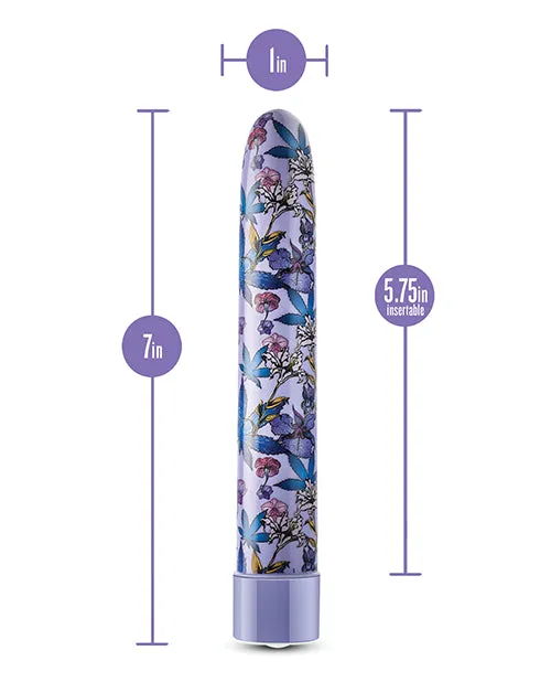 Blush Limited Addiction Floradelic 7 Rechargeable Vibe Purple Blush Novelties Vibrators