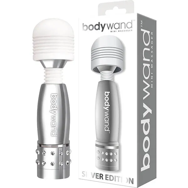 Bodywand Female Sex Toys Bodywand Mini Silver Mini Massager Wand