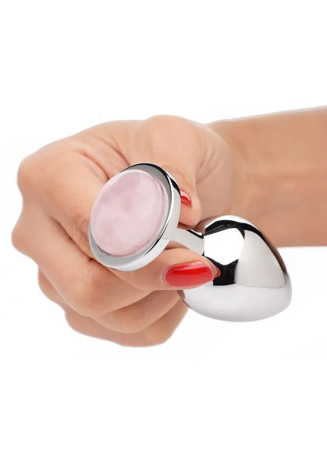 Booty Sparks Male Sex Toys Booty Sparks Gemstones Rose Quartz Anal Plug