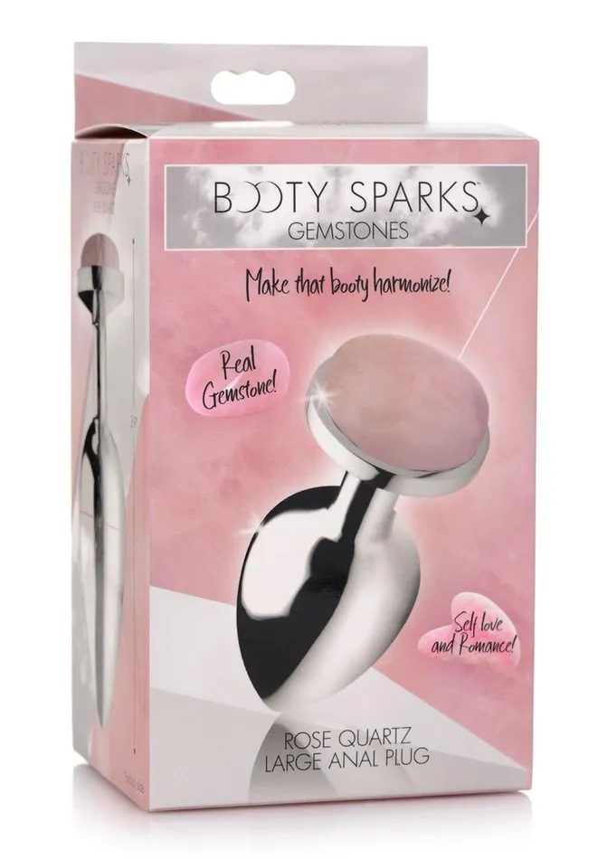 Booty Sparks Male Sex Toys Booty Sparks Gemstones Rose Quartz Anal Plug