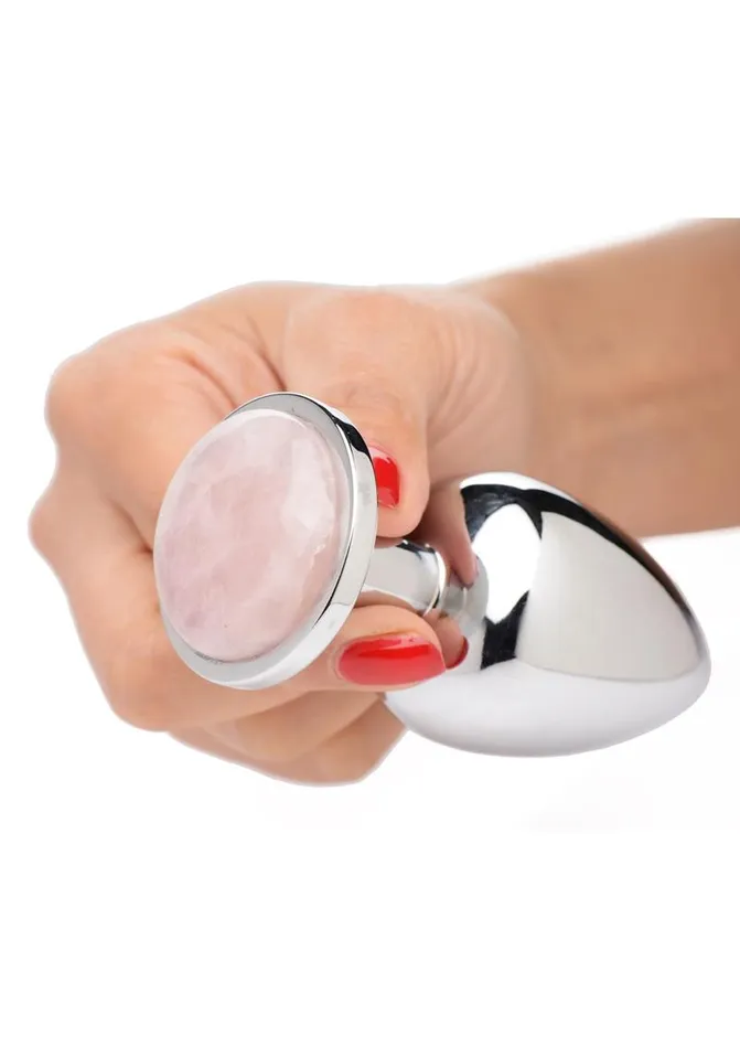 Booty Sparks Male Sex Toys Booty Sparks Gemstones Rose Quartz Anal Plug