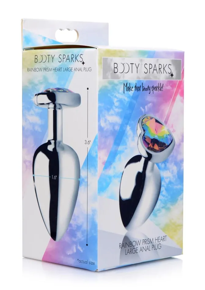 Booty Sparks Rainbow Prism Heart Anal Plug Booty Sparks Anal