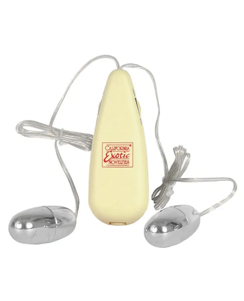 California Exotic Novelties Pocket Exotics Double Silver Bullets Dildos