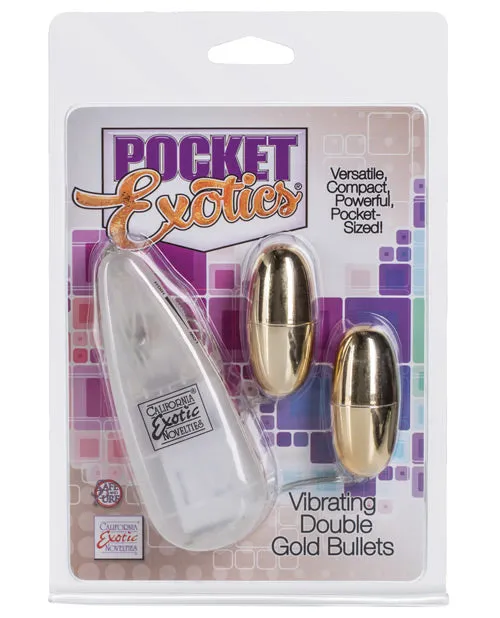 California Exotic Novelties Pocket Exotics Double Silver Bullets Dildos