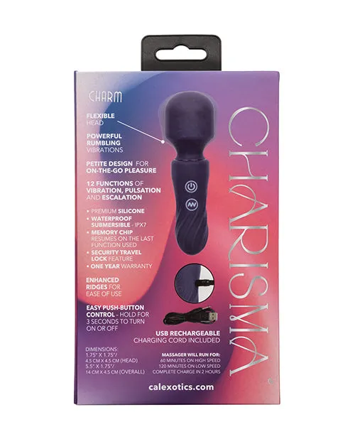 California Exotic Novelties Vibrators Charisma Charm Massager Blue